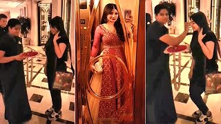 شاهد كيف استقبل الهنود لجين عمران ولن تتخيلوا جمالها بالزي الهندي التقليدي!