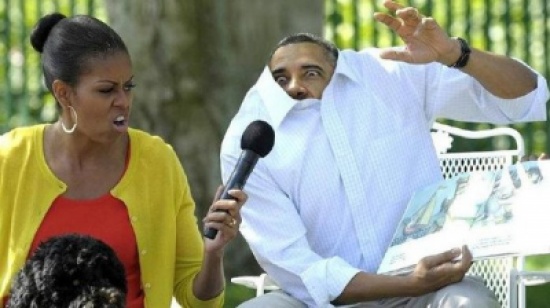 لماذا حاول أوباما الاختباء في هذه الصورة؟