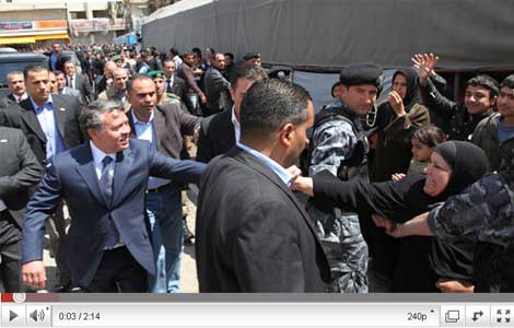 الملك في مخيم الوحدات ( تقرير و فيديو  و صور ) 