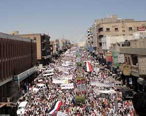 مظاهرات مستمرة وجمعة ثبات باليمن 