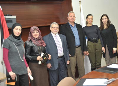 توزيع جوائز مشروع فكر للشباب في الجامعة الألمانية الأردنية