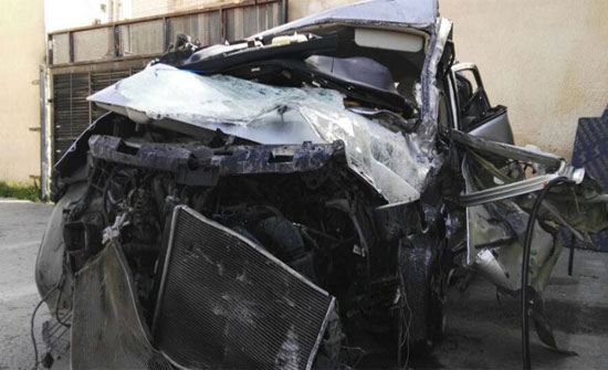بالصور : وفاة "فتاة " بحادث سير مروع على دوار المدينة بالصور : وفاة "فتاة " بحادث سير مروع على دوار المدينة