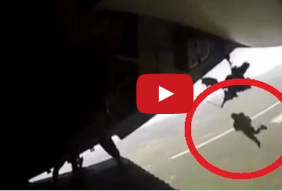 مكسيكي يعلق في الجو بين الحياة والموت