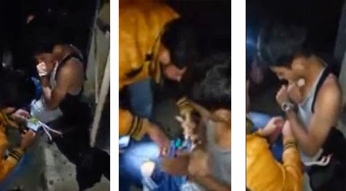 فيديو: طفل انتحاري يسلم نفسه قبل لحظة التفجير فيديو: طفل انتحاري يسلم نفسه قبل لحظة التفجير