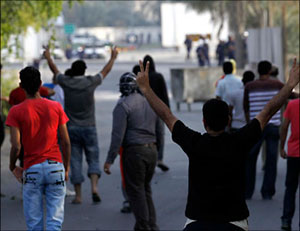 مواجهات بين الأمن وشيعة بالبحرين 