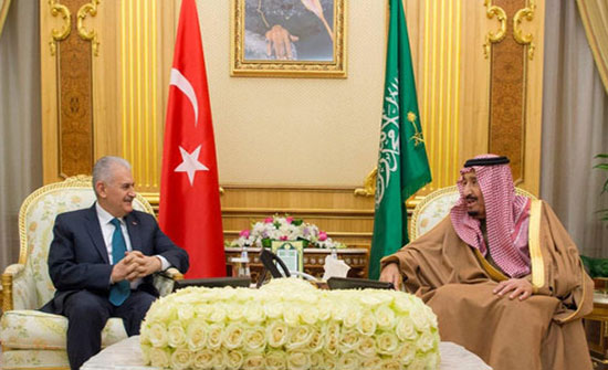 الملك سلمان يبحث مع يلدرم علاقات البلدين وأوضاع المنطقة الملك سلمان يبحث مع يلدرم علاقات البلدين وأوضاع المنطقة