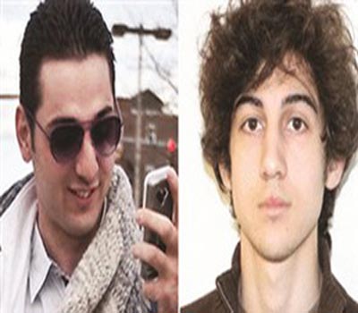 المتهمان في اعتداء بوسطن كان معهما ست قنابل واسلحة نارية المتهمان في اعتداء بوسطن كان معهما ست قنابل واسلحة نارية