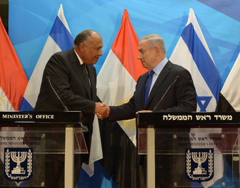 شكري من تل أبيب: الإرهاب يعرقل عملية السلام في المنطقة