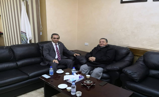 الدكتور الحوراني يلتقي مدير المركز الثقافي التركي الدكتور الحوراني يلتقي مدير المركز الثقافي التركي