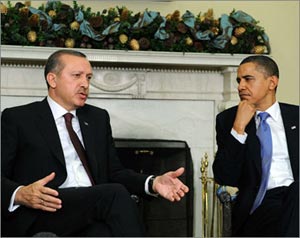 أوباما وأردوغان يبحثان أوضاع المنطقة    