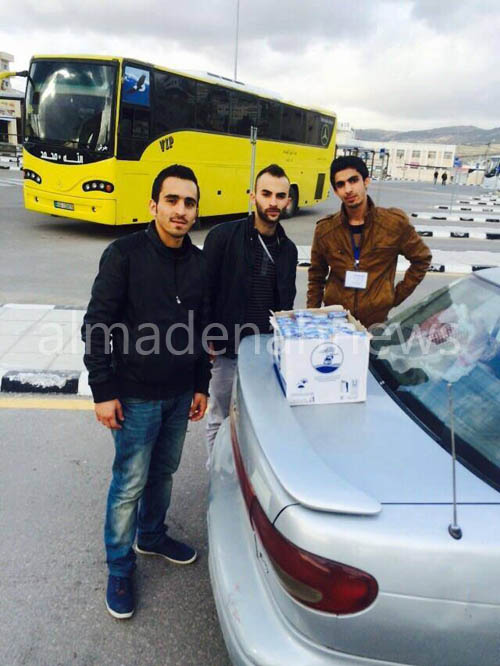 بالصور : توزيع الماء والتمر على روح الشهيد الكساسبة بالصور : توزيع الماء والتمر على روح الشهيد الكساسبة