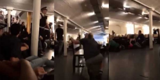 شاهد: رعب وهلع بأحد مطاعم لندن أثناء هجمات الأمس