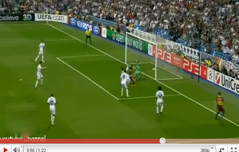 ميسي يهزم ريال مدريد ( شاهدوا الاهداف بالفيديو)