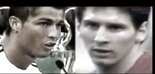ليونيل ميسي vs كرستيانو رونالدو فيديو احترافي 