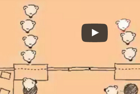 شاهد.. لمّا تكـون واقف على الدور !