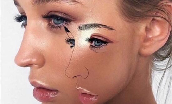 شاب يستعرض موهبته في رسم الوجه (صور) شاب يستعرض موهبته في رسم الوجه (صور)