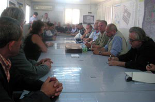 وفد الجمعية البرلمانية للاتحاد من اجل المتوسط يزور مخيم الزعتري