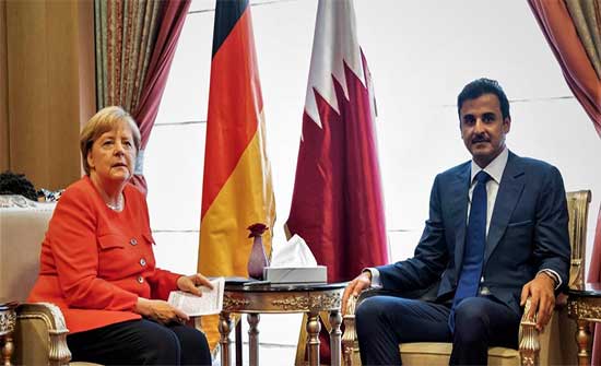 أمير قطر يبحث مع ميركل التطورات في أفغانستان أمير قطر يبحث مع ميركل التطورات في أفغانستان