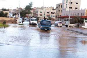 الوهادنة تسجل أعلى نسبة هطل مطري بعجلون للموسم الحالي 