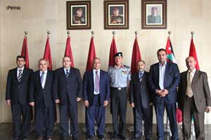 بحث التعاون والتنسيق بين الدرك وجامعة البلقاء التطبيقية