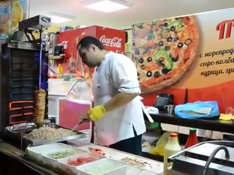 النينجا عندما يعد الطعام !