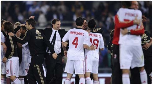 ميلان يقبض على لقب الدوري الإيطالي