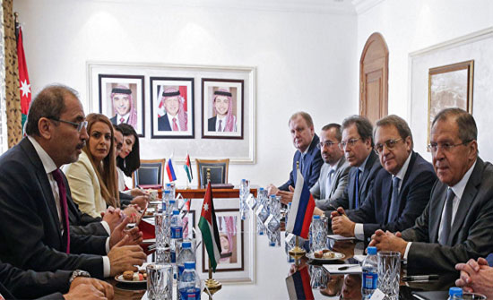 وقائع المؤتمر الصحفي للصفدي ولافروف في عمّان وقائع المؤتمر الصحفي للصفدي ولافروف في عمّان