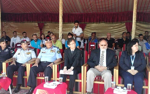 افتتاح مركز دفاع مدني في مخيم الزعتري