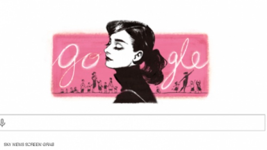 غوغل تحتفي بميلاد أودري هيبورن