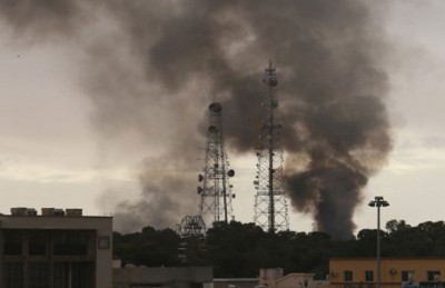 تجدد الضربات الجوية على سرت الليبية