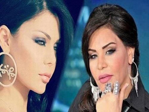 هيفاء وهبي تحتفل مع أحلام بختام ارب ايدول والكريسماس هيفاء وهبي تحتفل مع أحلام بختام ارب ايدول والكريسماس