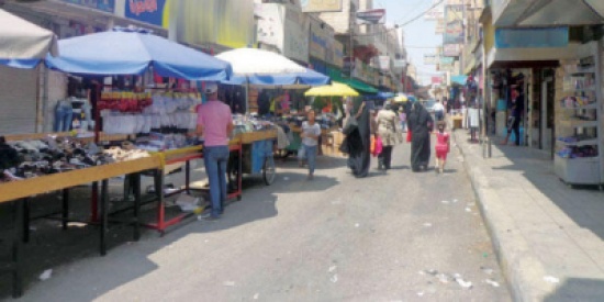 الكايد: المفرق خالية من البسطات الكايد: المفرق خالية من البسطات