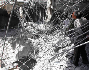 القذافي يتنقل عبر الأنفاق 