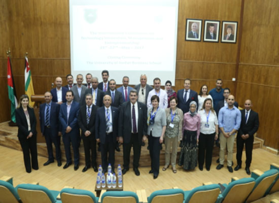 اختتام فعاليات المؤتمر الدولي في" الابتكار التكنولوجي: الإدارة والريادة 2017 " في الجامعة الأردنية