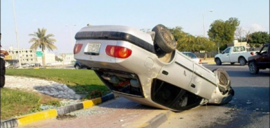 محاولة تفحيط فاشلة