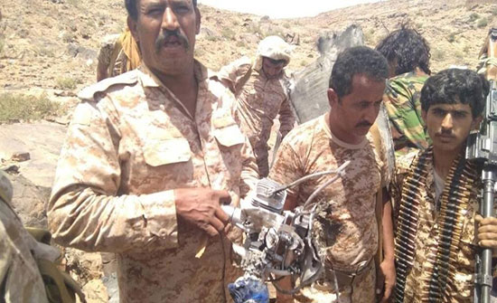 الجيش اليمني يسقط طائرة بدون طيار للحوثيين