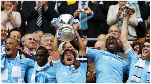 مانشستر سيتي يحرز كأس الاتحاد الإنكليزي