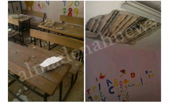 عجلون : اخلاء مدرسة بعد تصدع جدرانها وهبوط اساساتها عجلون : اخلاء مدرسة بعد تصدع جدرانها وهبوط اساساتها