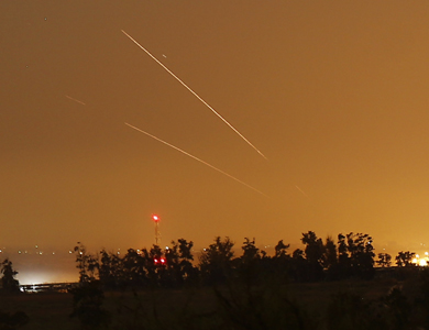 سقوط صاروخ في منطقة مفتوحة جنوبي إسرائيل