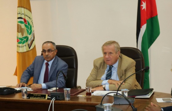 زيارة السفير الإيطالي لجامعة الحسين زيارة السفير الإيطالي لجامعة الحسين