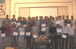 تخريج دورة أصدقاء الشرطة في كلية الهندسة التكنولوجية