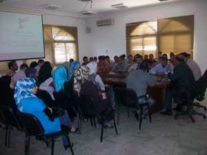 محافظ اربد يلتقي شباب كلنا الأردن في مقر الهيئة بإربد