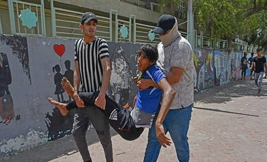 بالفيديو : انفجار يهز ساحة الحبوبي وسط الناصرية.. وسقوط 11 جريحاً