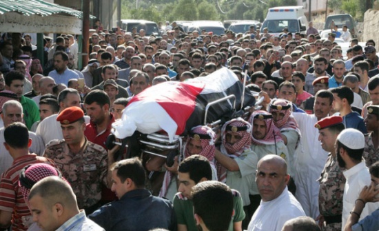 الجيش العربي يشيع شهداء الوطن الأبرار