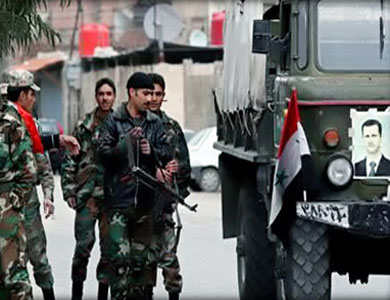 جرحى في اقتحام القوات النظامية السورية لسجن حمص المركزي