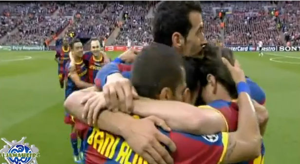 اهداف مباراة برشلونه 3-1 مانشستر يونايتد نهائي الابطال