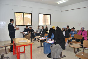  وفد من جامعة جرش يزور مديرية دفاع مدني 