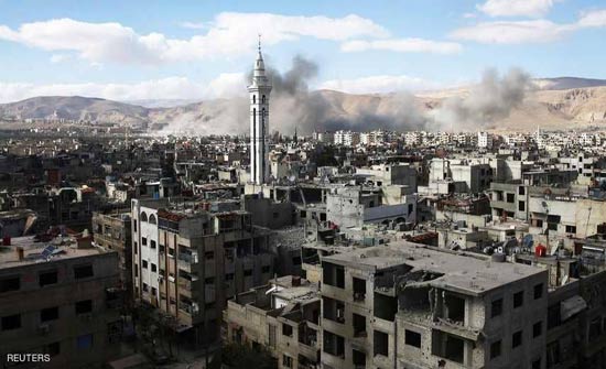 صواريخ وبراميل متفجرة تضرب الغوطة.. والقتلى في ازدياد صواريخ وبراميل متفجرة تضرب الغوطة.. والقتلى في ازدياد