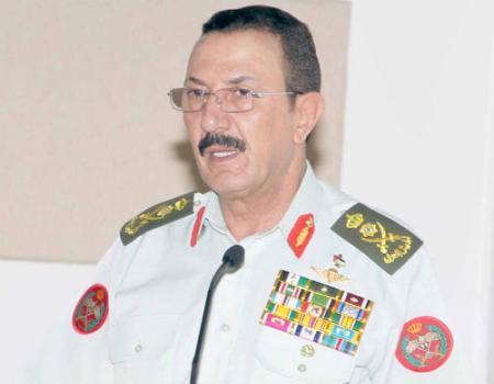 رئيس هيئة الاركان المشتركة يستقبل وفدا من جامعة الدفاع الوطني الامريكية