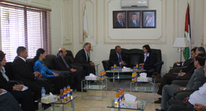 الأميرة ريم علي تزور نقابة الصحافيين  